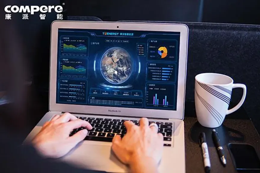 The connection between energy management system, MES system and ERP system
