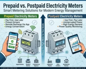 Difference Between Prepaid And Postpaid Electricity Meters