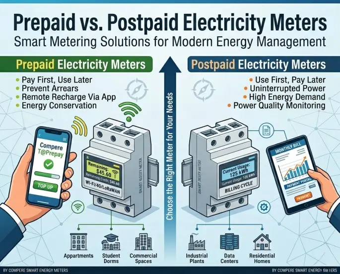 Difference Between Prepaid And Postpaid Electricity Meters