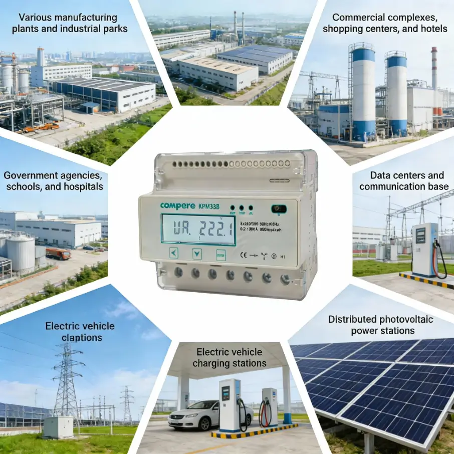 Application Scenarios Of Three Phase Smart Energy Meter