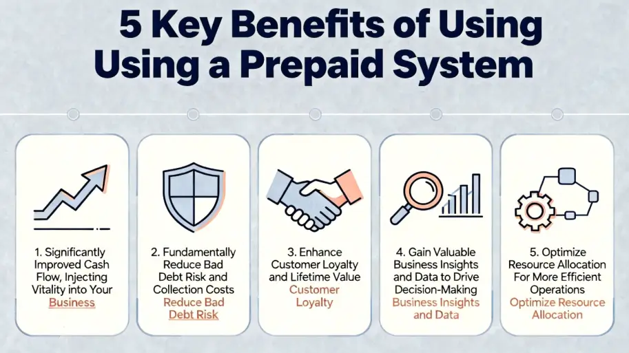 5 Key Benefits of Using a Prepaid System