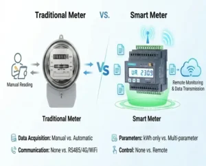 smart meter vs traditional meter