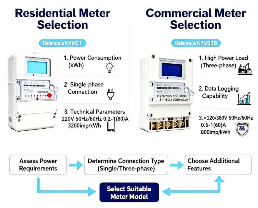  How to determine which type of meter you should choose?