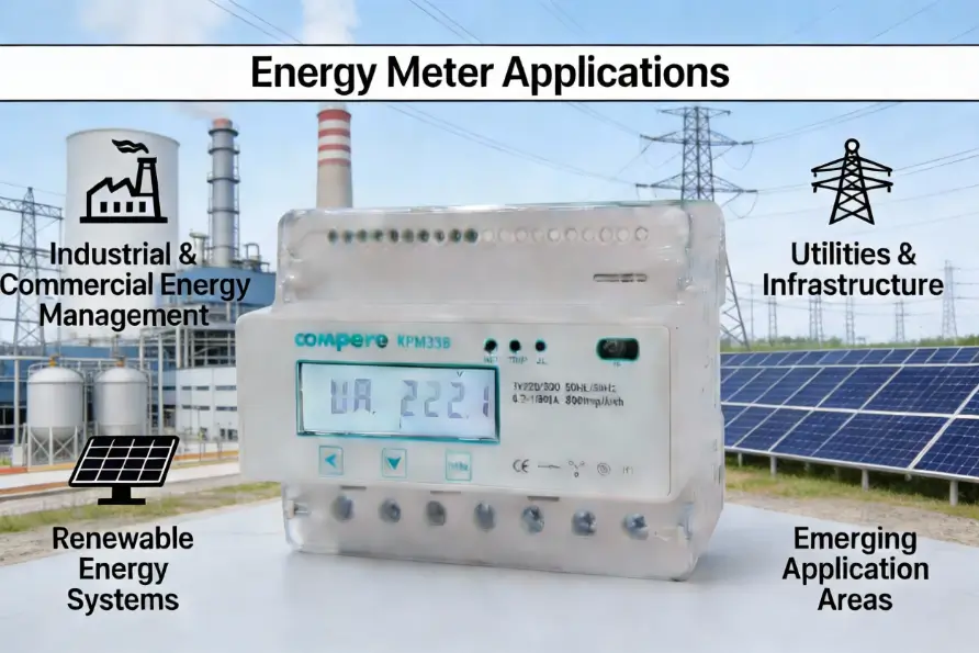 Application Of Din Rail LoRaWAN Energy Meter