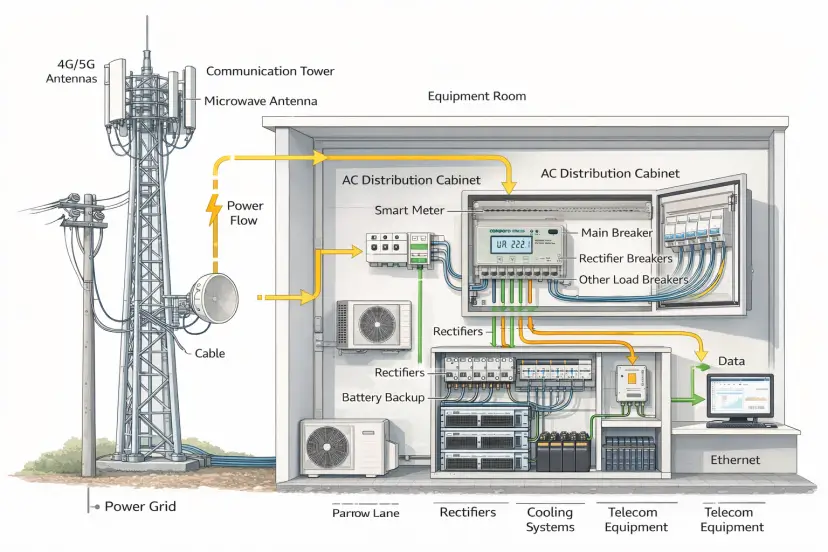 Diverse Applications of Smart Meters in the Communication Field