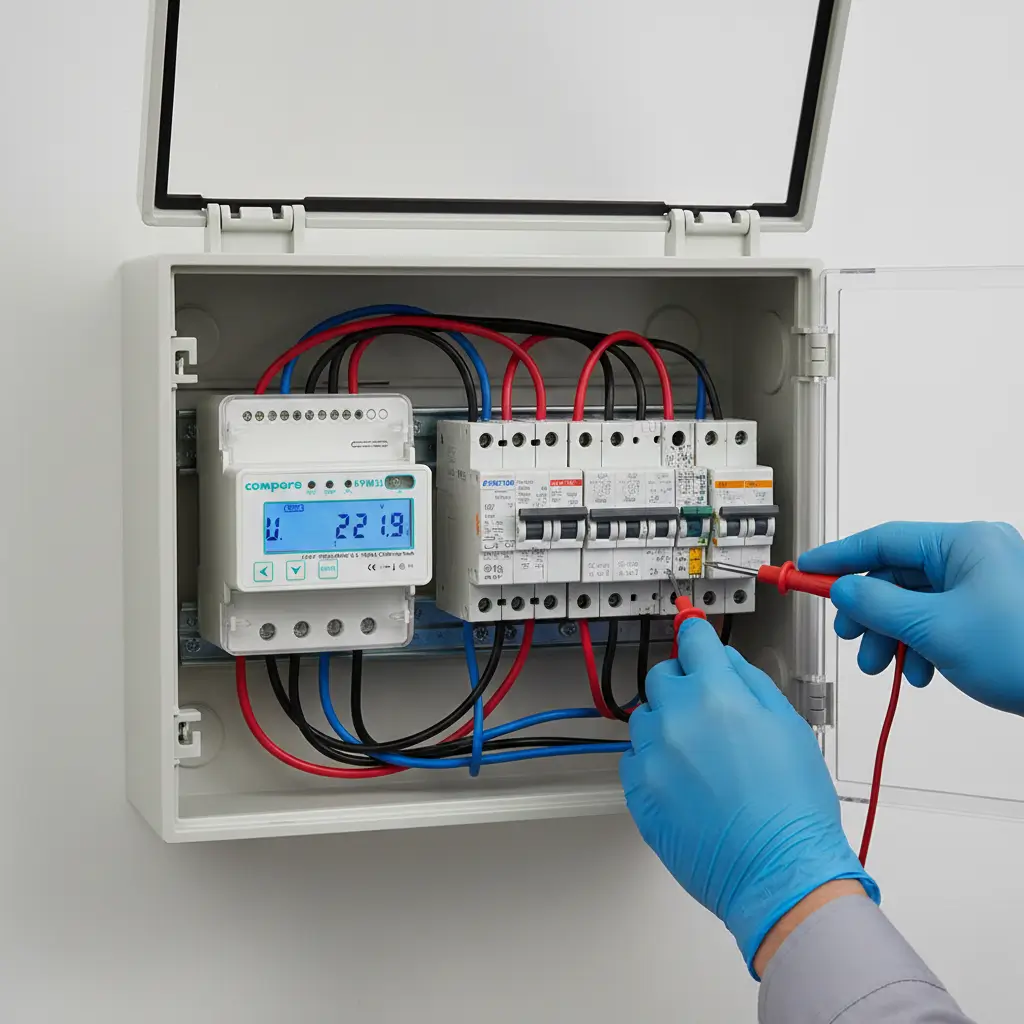Prepaid electricity meter installation