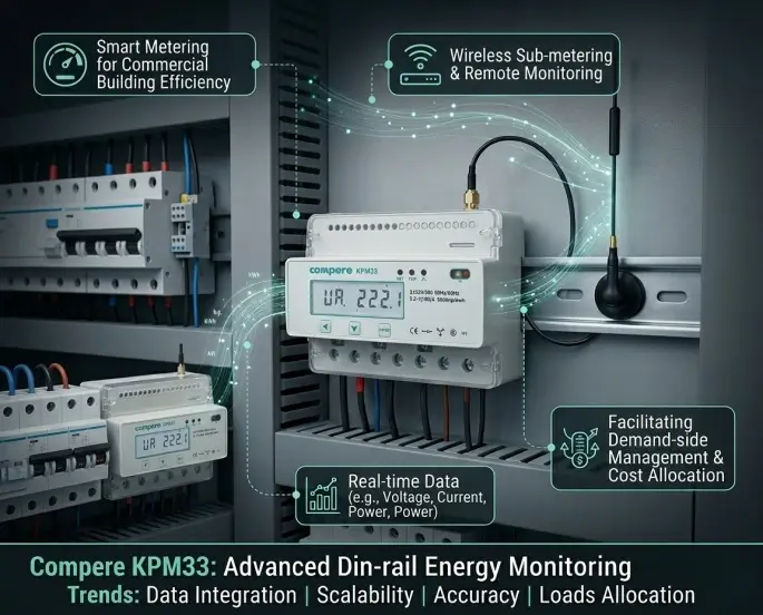Application Trends of Smart Din Rail Energy Meters In Commercial Buildings