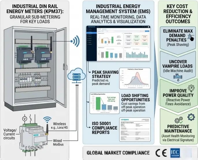 Din Rail Energy Meters How to Cost Industry Reduction and Efficiency Improvement?