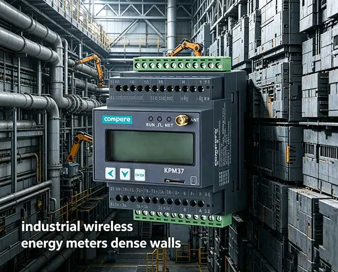 How to Deploy Industrial Wireless Energy Meters Inside Dense Walls?