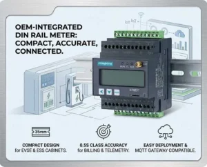 DIN Rail Energy Meters Ideal for OEM Integration: Compact, High-Accuracy, And Easy to Deploy