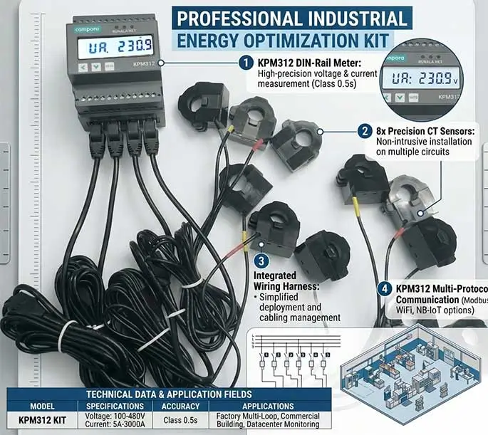 Factory Power Distribution Monitoring and Management Solution