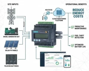 How Telecom Tower Operators Monitor Remote Backup Power and Cut Energy Costs