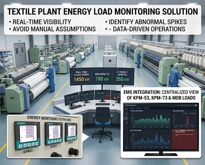 Energy Load Monitoring In a Textile Manufacturing Plant
