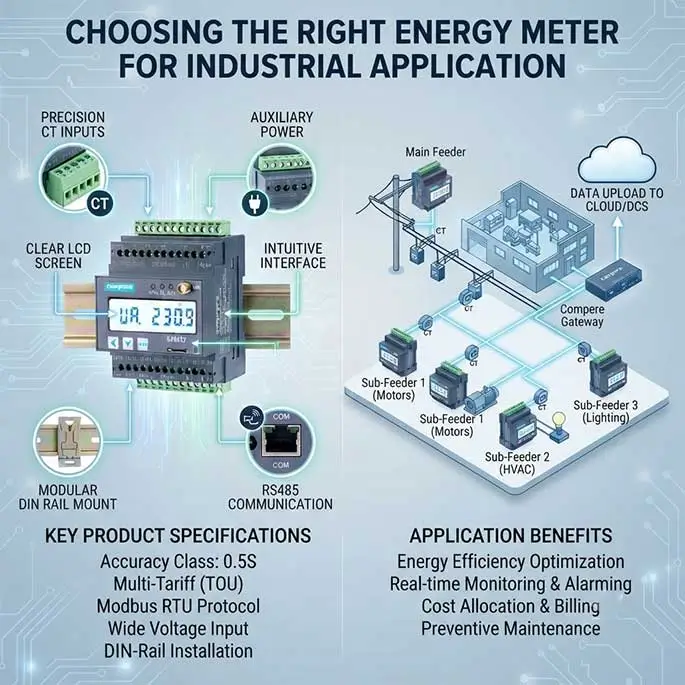 How Do I Choose the Right Energy Meter for My Industrial Application?